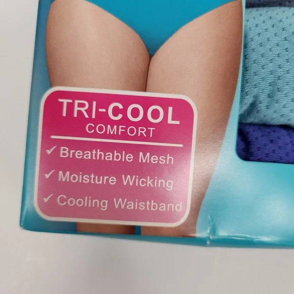 New! FRUIT OF THE LOOM Women's Breathable Seamless Lot of 11 Bikinis SZ 8/XL - Picture 10 of 10